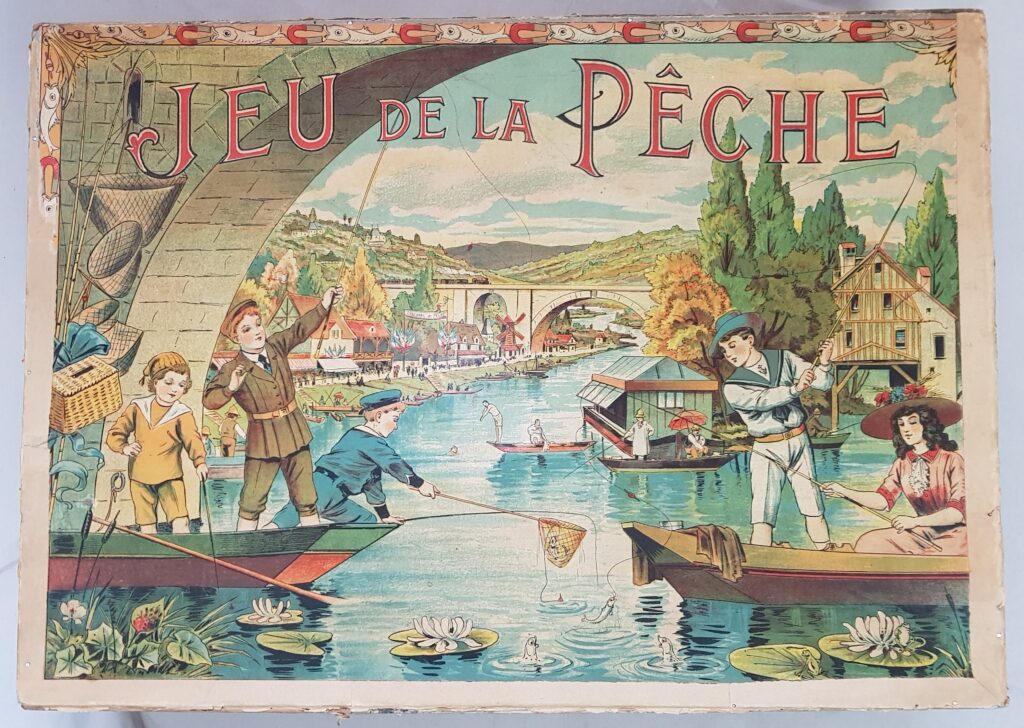 jeu de pêche à la ligne saussine, 1900/1910